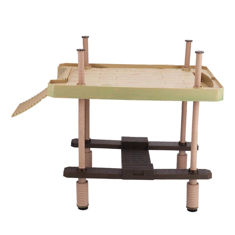 Hffheer Reptile Basking Tortoise Sunbathe Pier Aquarium Basking Reptile Climbing Ramp Hammock Fish Sunbathe Accessories - Image 5